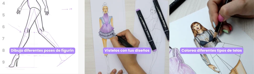 dibujar figurines de moda