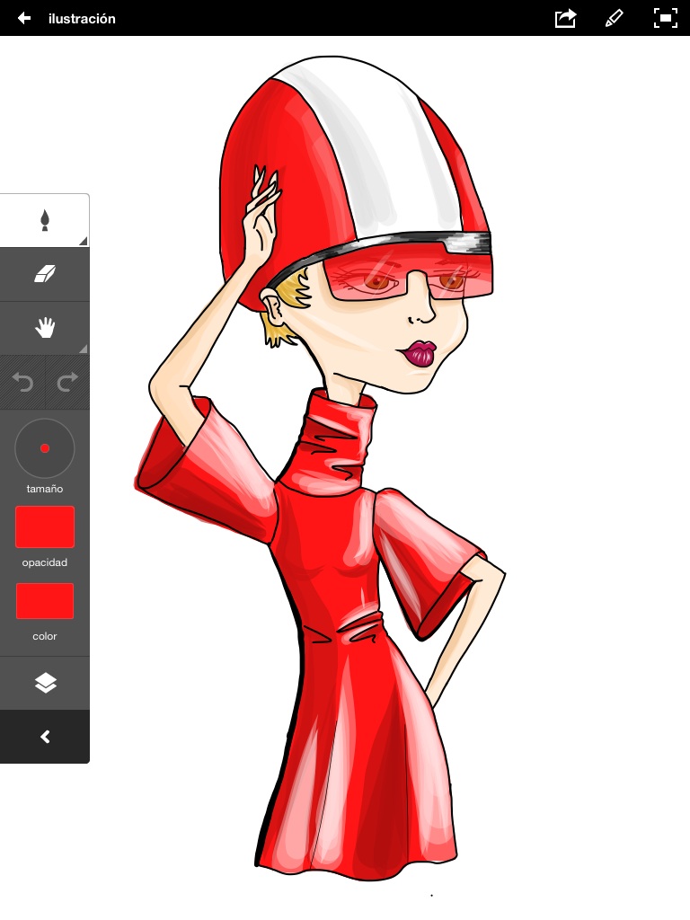 Dibujando en Adobe ideas