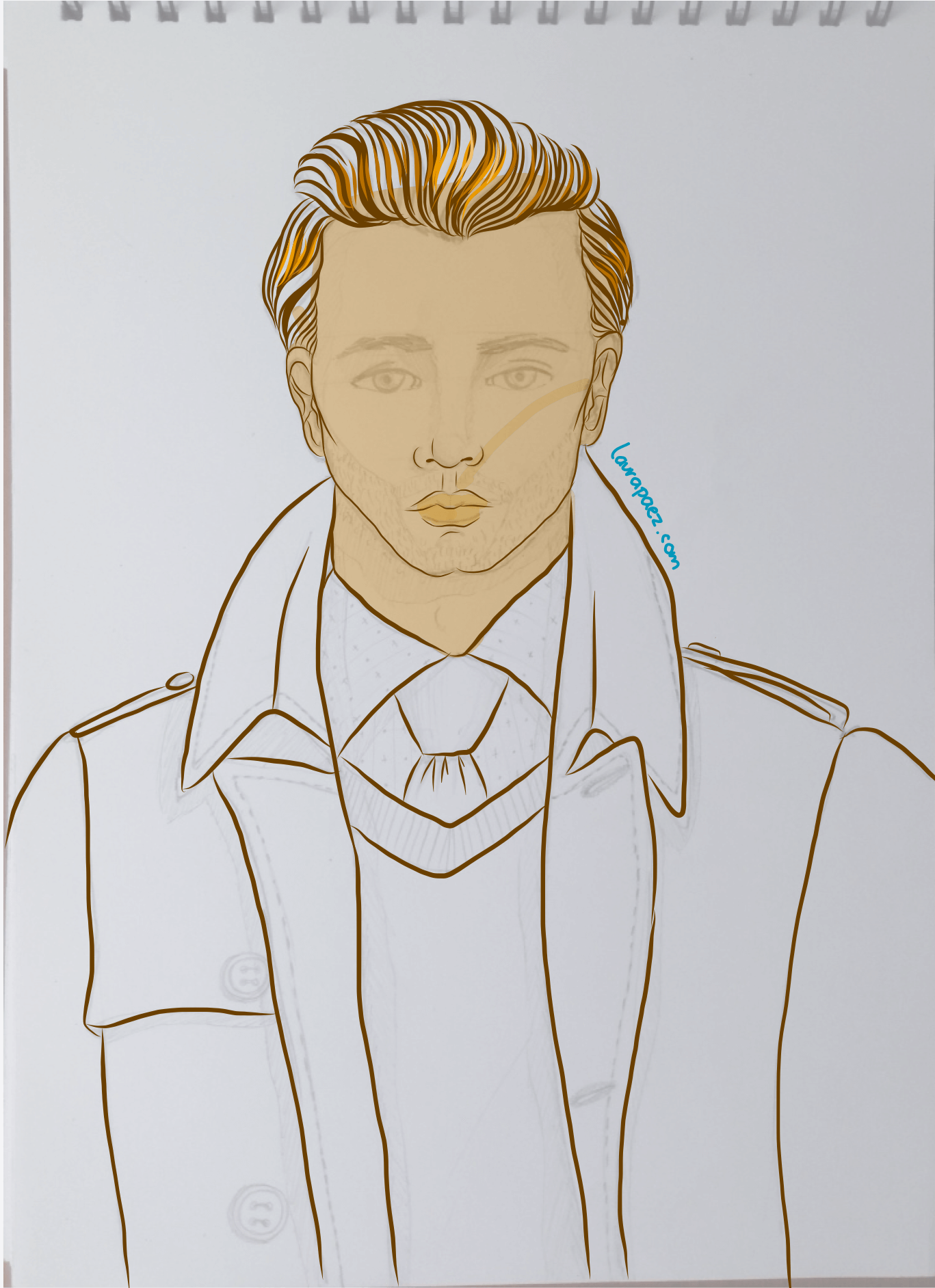 Proceso de dibujo en Adobe Draw1