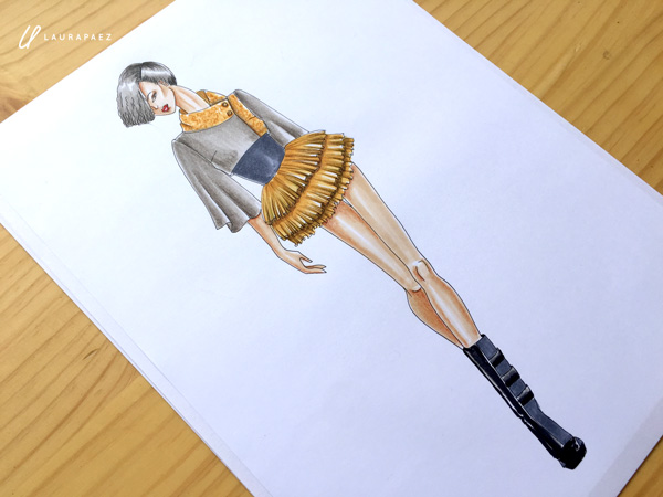 como colorear un figurin