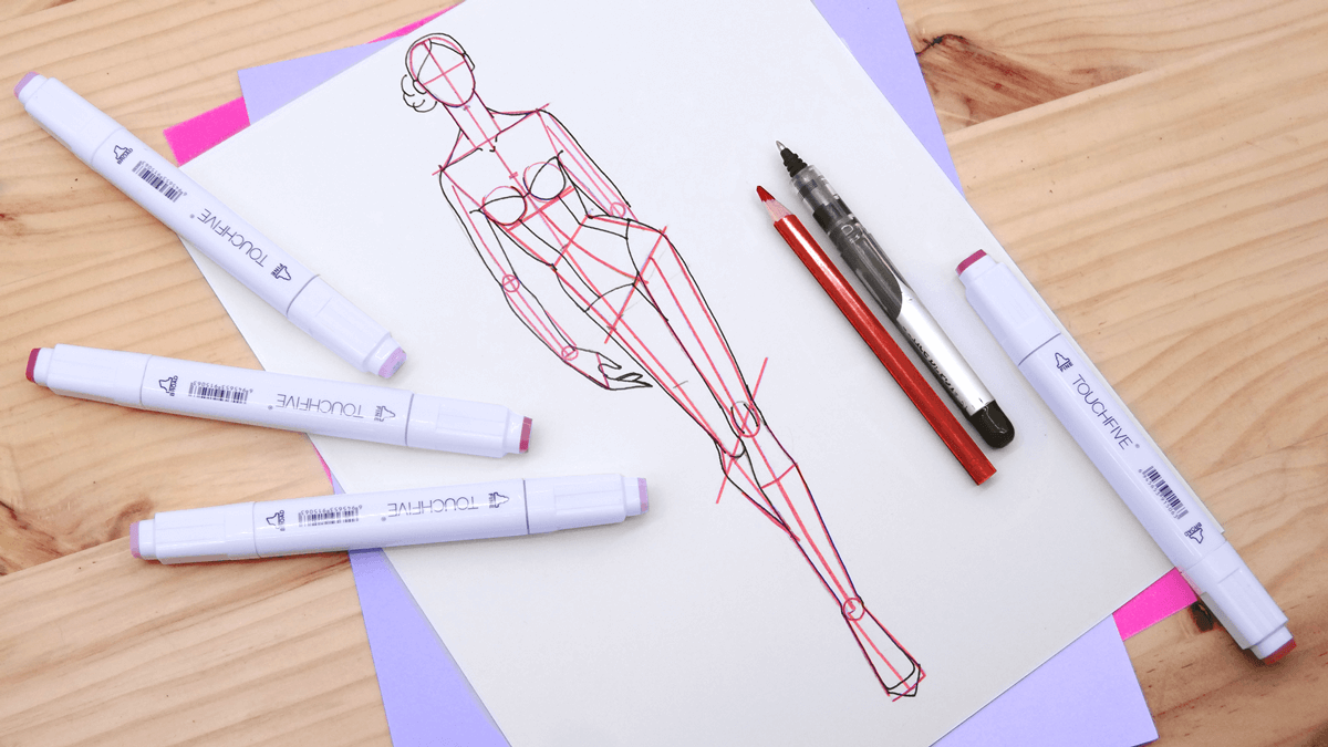 dibujar-figurin-de-mujer-caminando