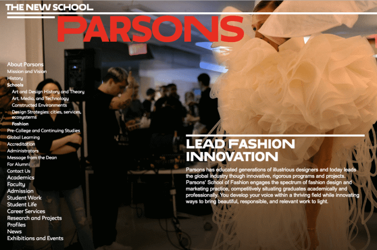 Parsons New York _ thefademy | Thefademy